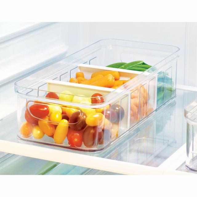 Crisp Stackable Refrigerator and Pantry Produce Food Storage Container