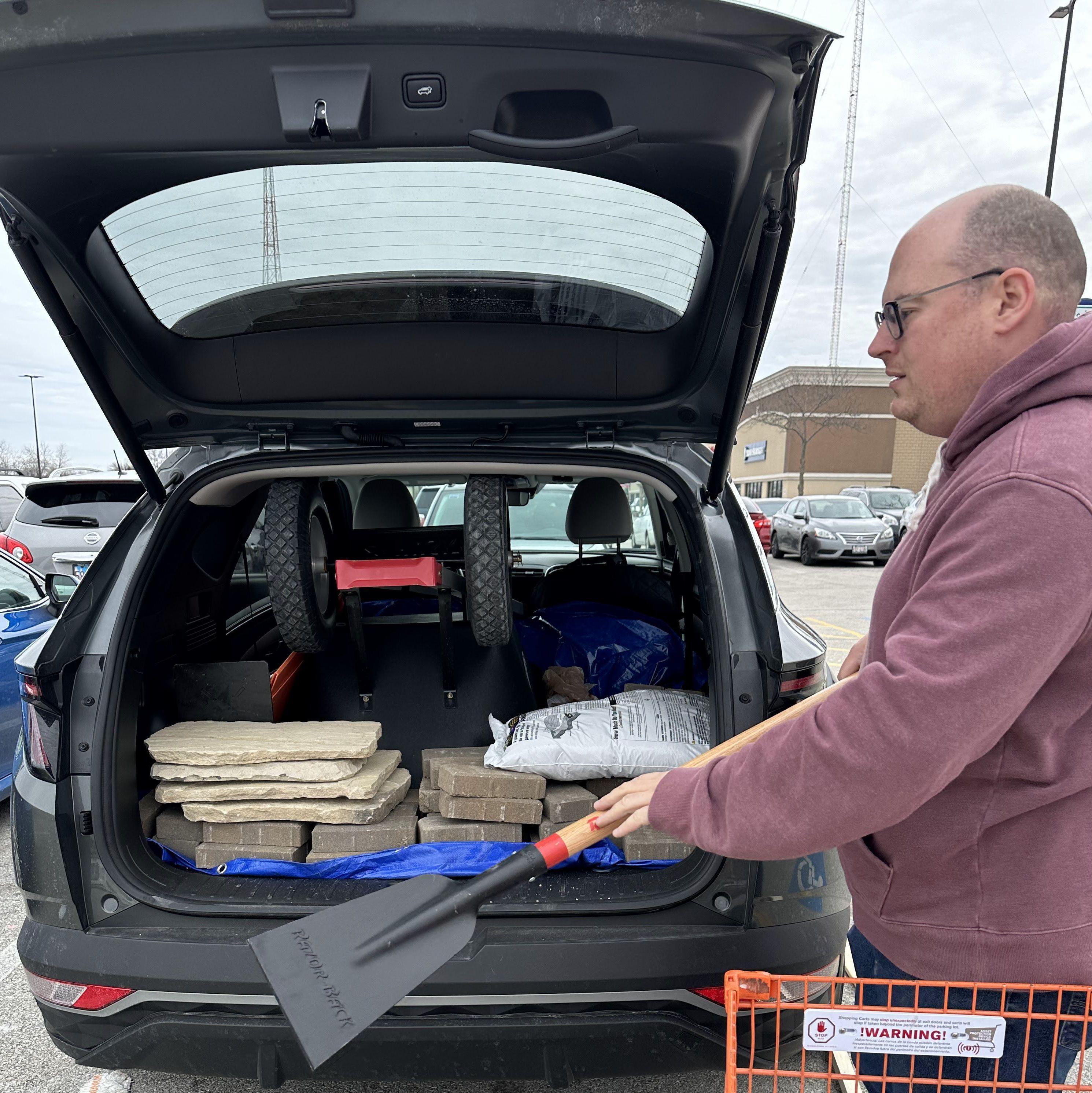 Domestication at it's finest. Landscaping builds character.