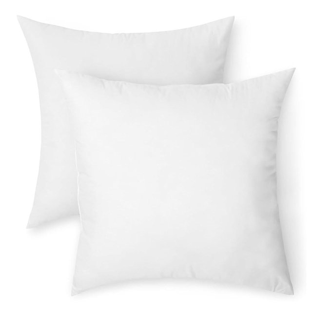 Amazon Basics Square Hypoallergenic Pillow Insert, Sofa Bed Couch Decorative Stuffer, 26", 2 Pack