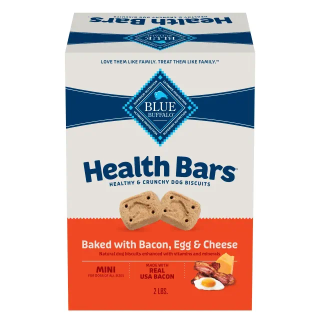 Blue Buffalo Mini Bar Bacon, Egg & Cheese Dog Treats - 2lb