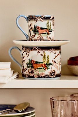 Portobello Stoneware Espresso Cup & Saucer