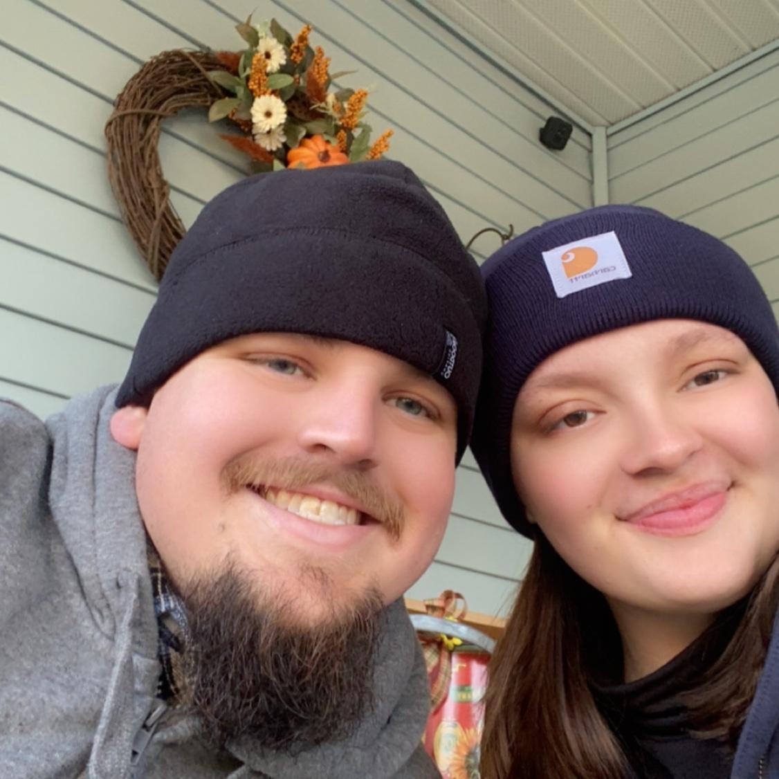 our first halloween (it was so cold)