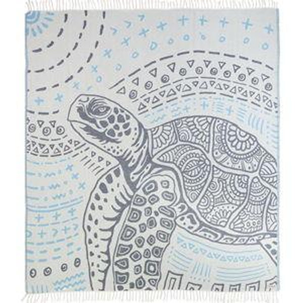 Boho Turtle Loggerhead XL Beach Towel