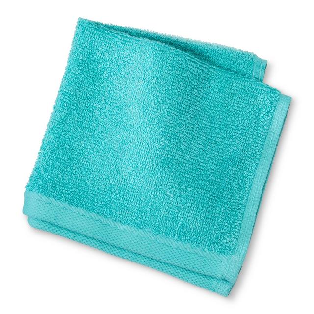 Everyday Solid Washcloth Turquoise - Room Essentials™