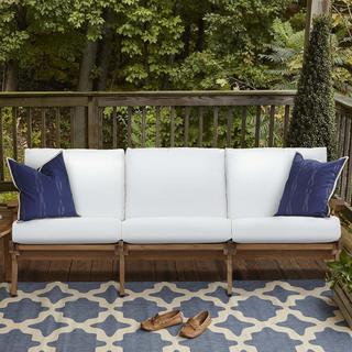 Saratoga Outdoor Teak Wood Sofa