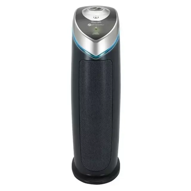 GermGuardian 22" TowerAC4825DLX 4 in 1 Air Purifier with HEPA Filter, UVC Sanitizer and Odor Reduction Black