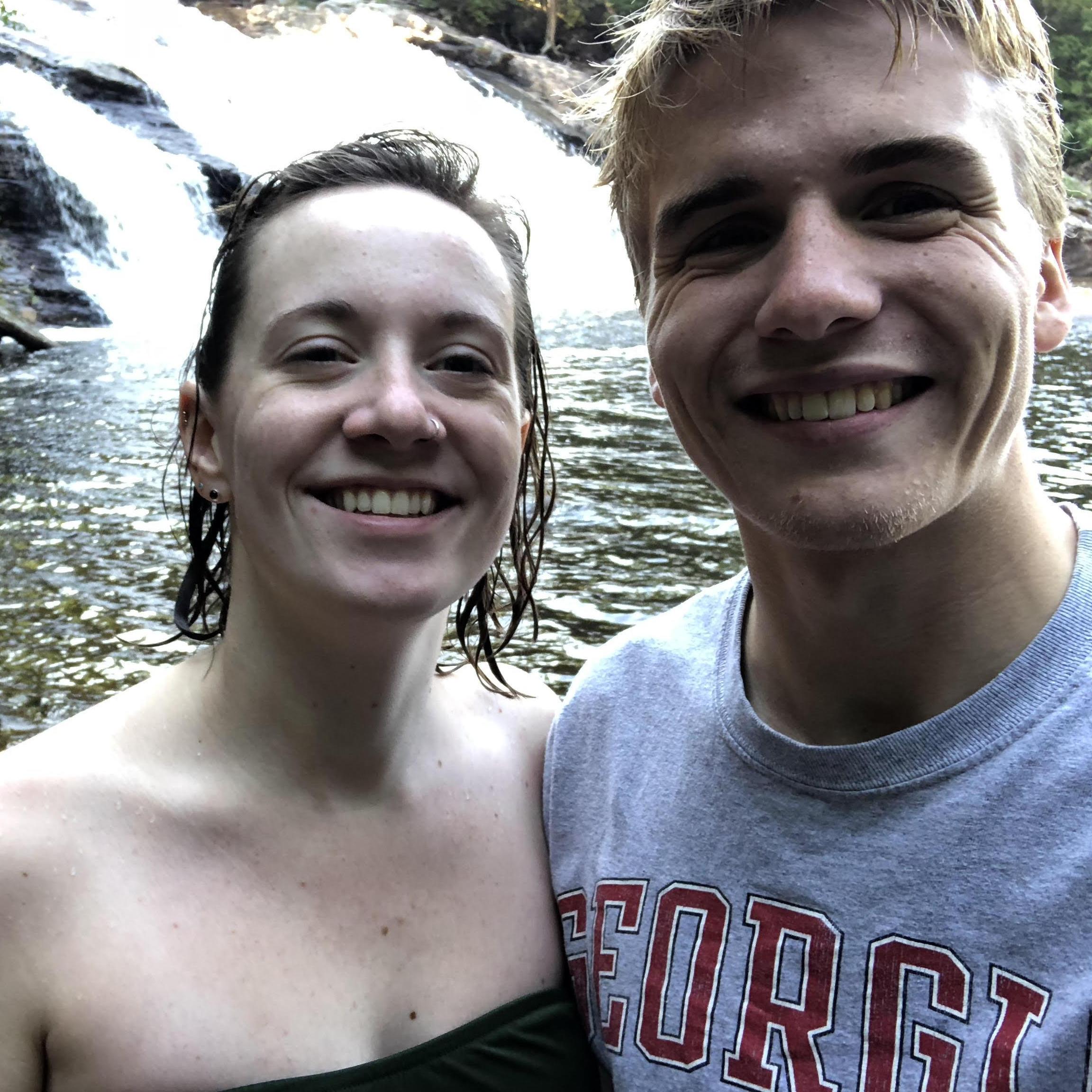 [September 2018, New York} Swimming at some falls in Potsdam