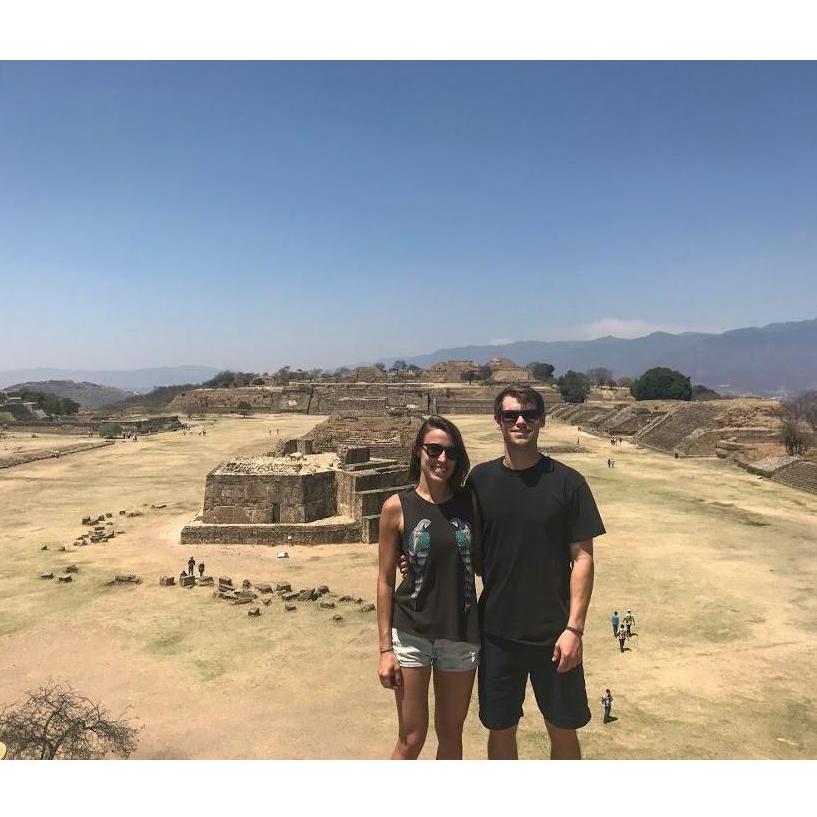Exploring Monte Alban in Oaxaca, Mexico