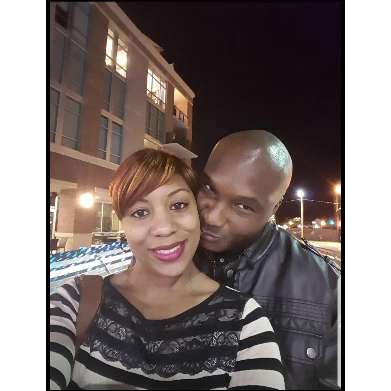 The night of our first date in Chapel Hill, NC.