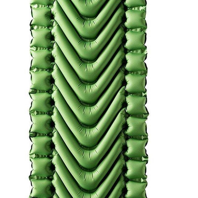 Klymit Static V Lightweight Sleeping Pad, Green/Char Black