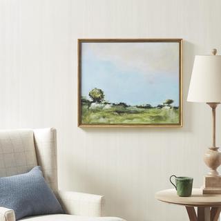 Across The Plains II Framed Canvas