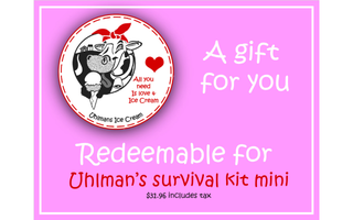 Uhlman's Ice Cream Gift Card