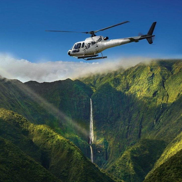 Honeymoon Helicopter tour over Maui