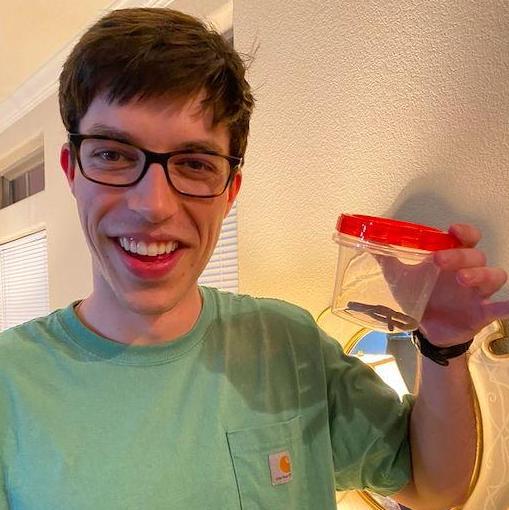 Reilly the exterminator saved the day when Riley almost stepped on this snake outside.