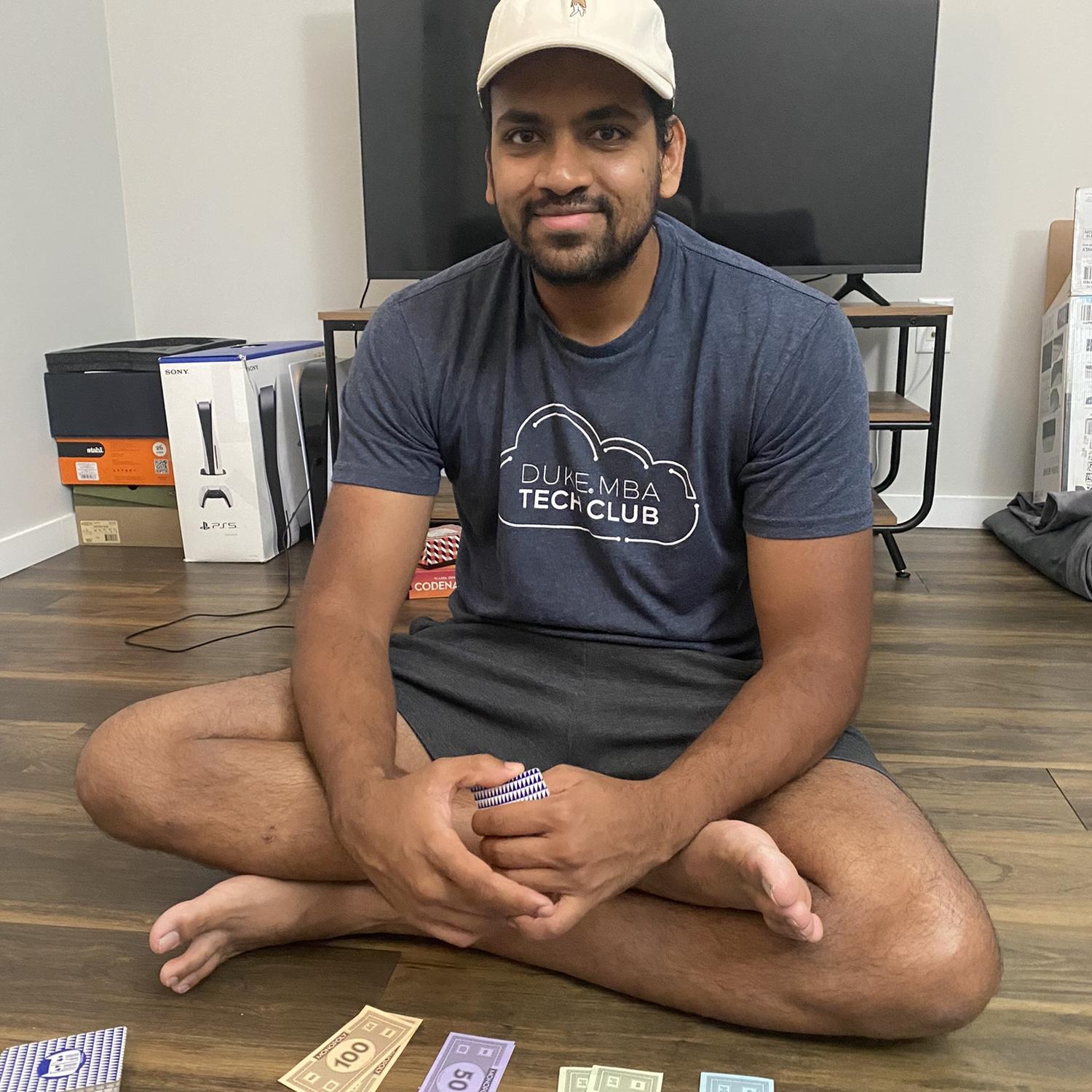 Refining his poker skills