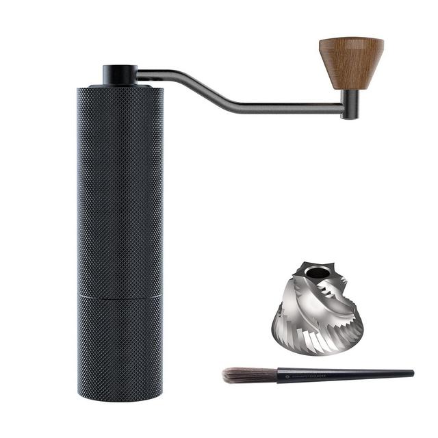 TIMEMORE Chestnut Slim Plus Manual Coffee Grinder Capacity 20g with Stainless Steel Conical EB Burr - Internal Adjustable Setting, Double Bearing Positioning, Pour Over Coffee for Hand Grinder Gifts