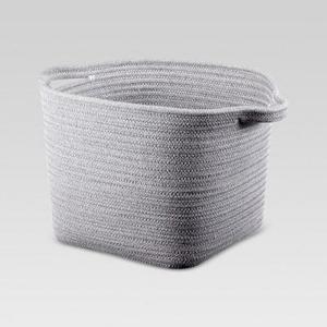 Coiled Rope Bath Basket Gray Medium - Threshold™