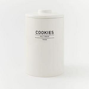 Utility Collection, Cookie Jar, White