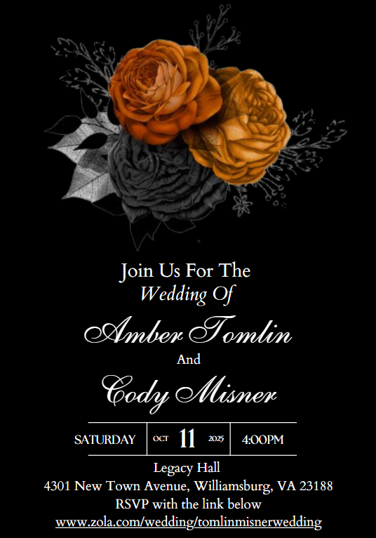The Wedding Website of Amber Tomlin and Cody Misner