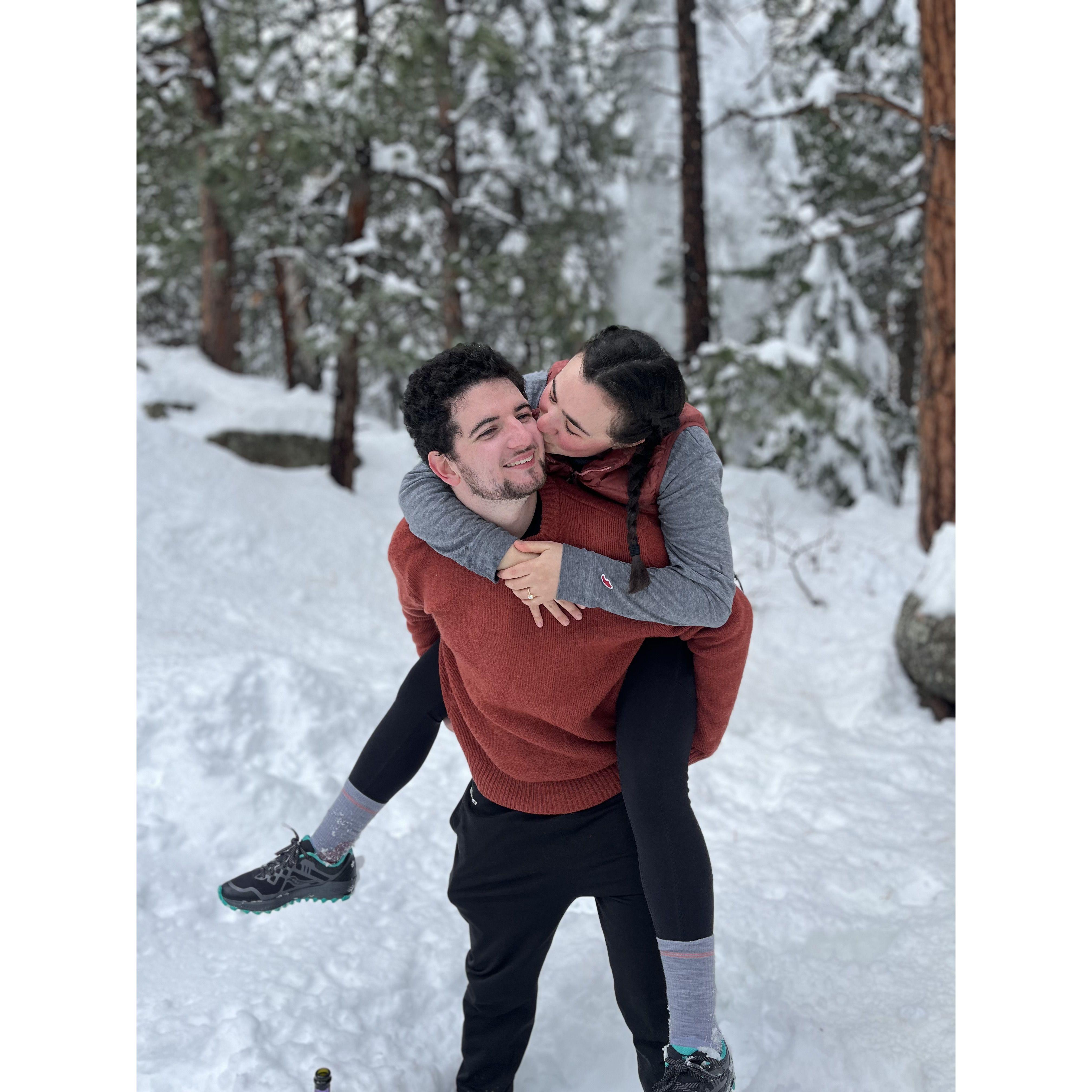 Finally, on March 15, 2024, we got engaged! We had a wonderful weekend in Boulder celebrating with CO friends & family. We are soo ready to never leave each other’s sides again!