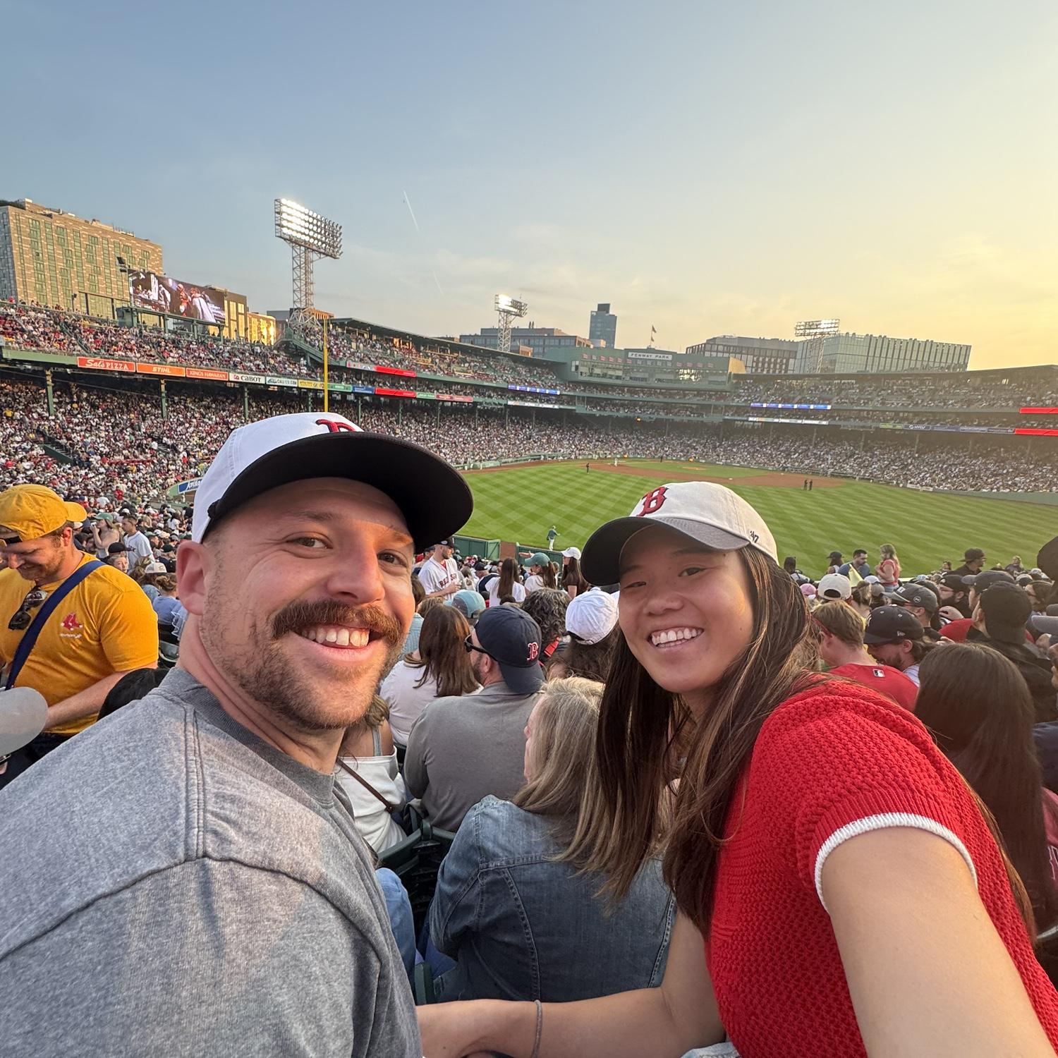Red Sox vs Yankees game @Fenway!! We love sports!