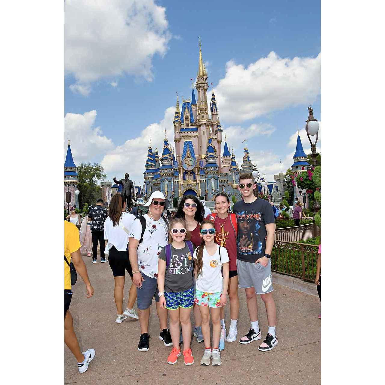 We traveled to Disney together!