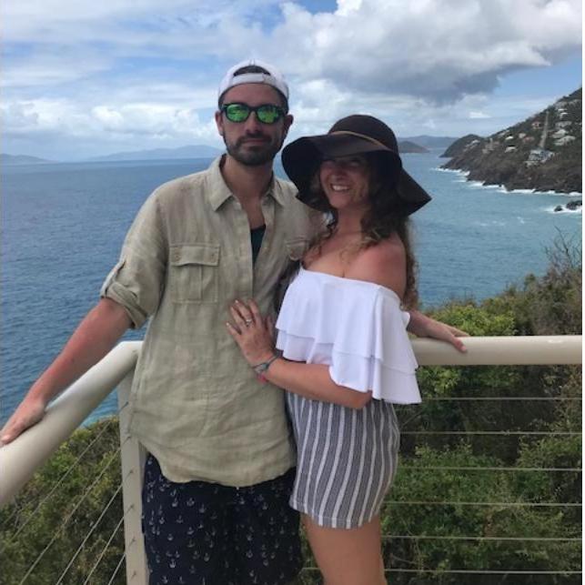 This was snapped while we were visiting family during our first trip to St Thomas! This beautiful view is off Peterborg.