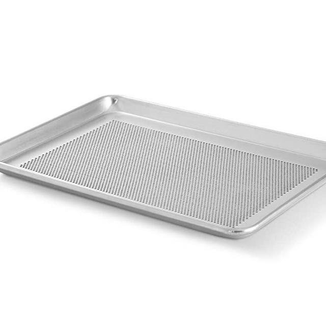 Artisan Professional Perforated Aluminum Baking Sheet Pan with Lip, 18 x 13-inch Half Sheet