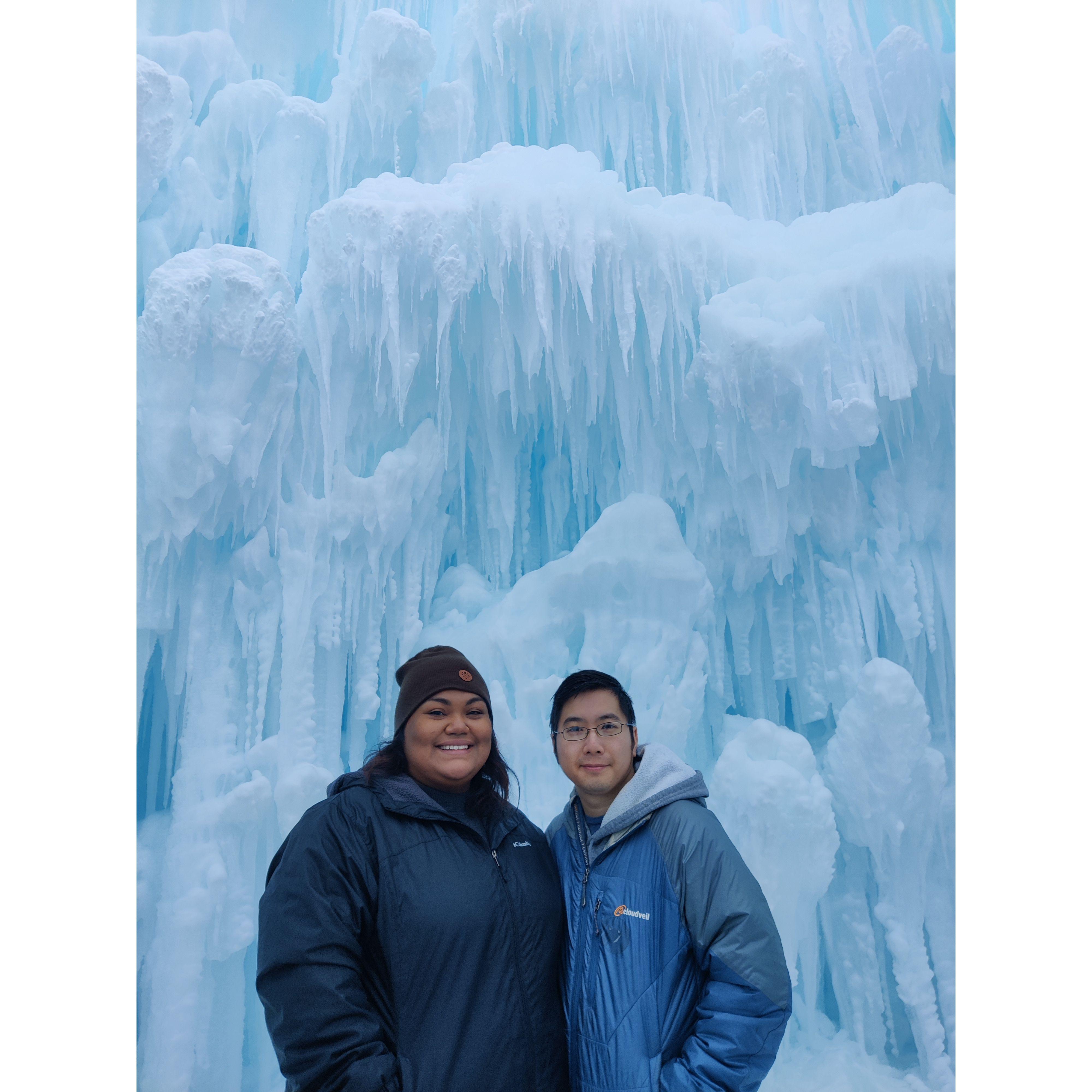 Our 3rd date - Ice Castles