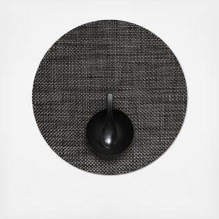 Round Basketweave Placemat, Set of 4