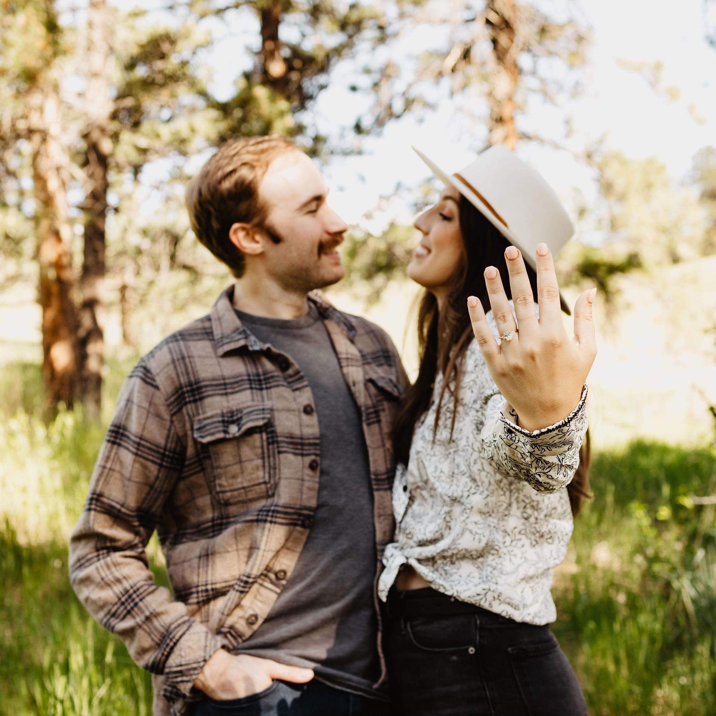 Engagement photoshoot. Evergreen, Colorado 2022