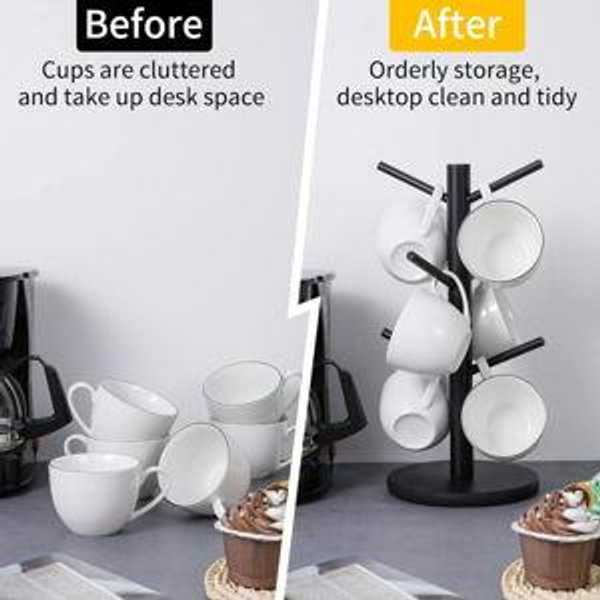 Mug Holder Tree - Black