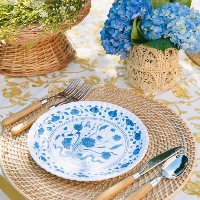 Botanical Melamine Plates (Set of 4)