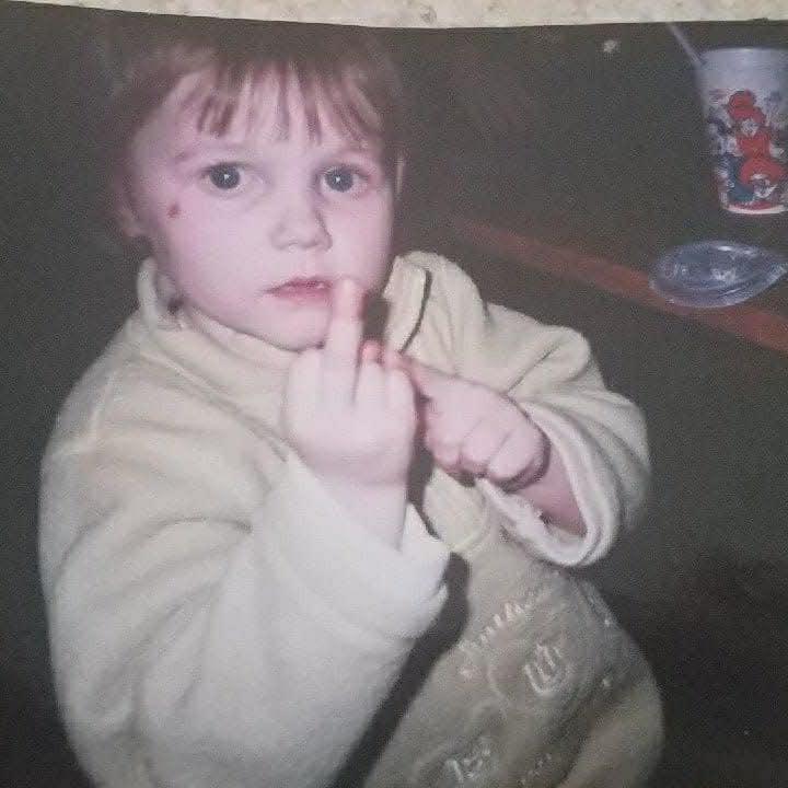 Baby Lauren had some 'tude.