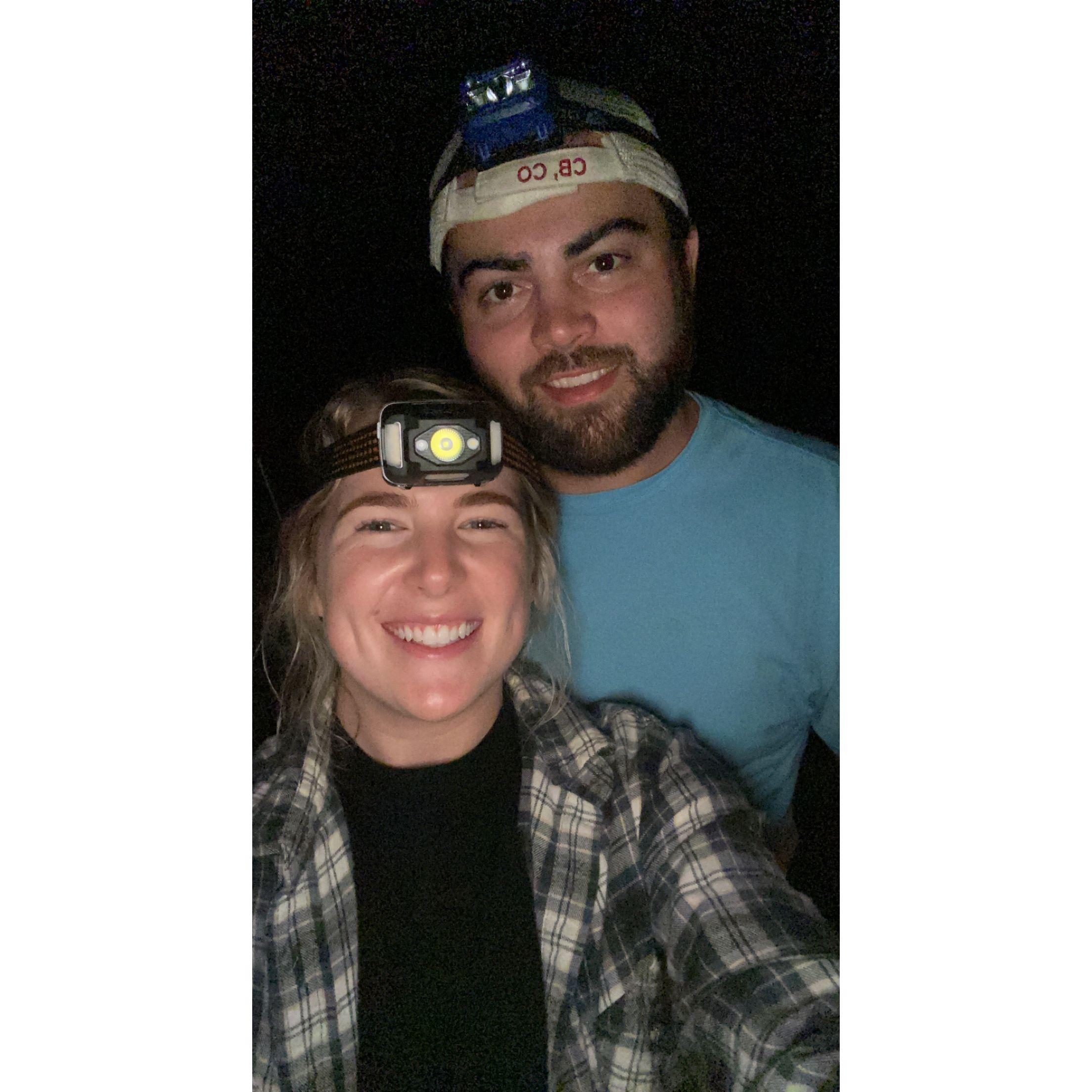 One of our favorite activities together - camping!