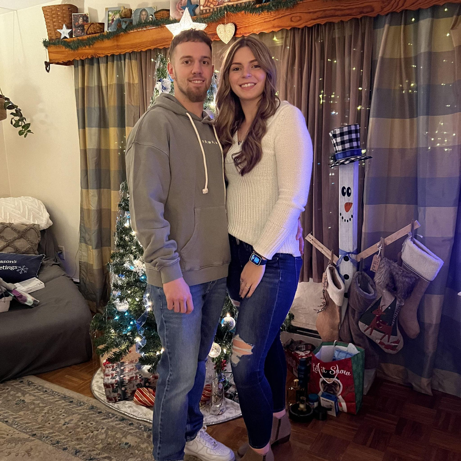 Our first Christmas, and New Year’s together during our honeymoon phase.