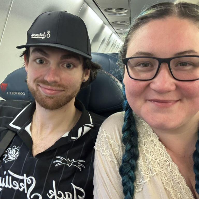 Heading to LA on Dylan's 2nd airplane ride ever!