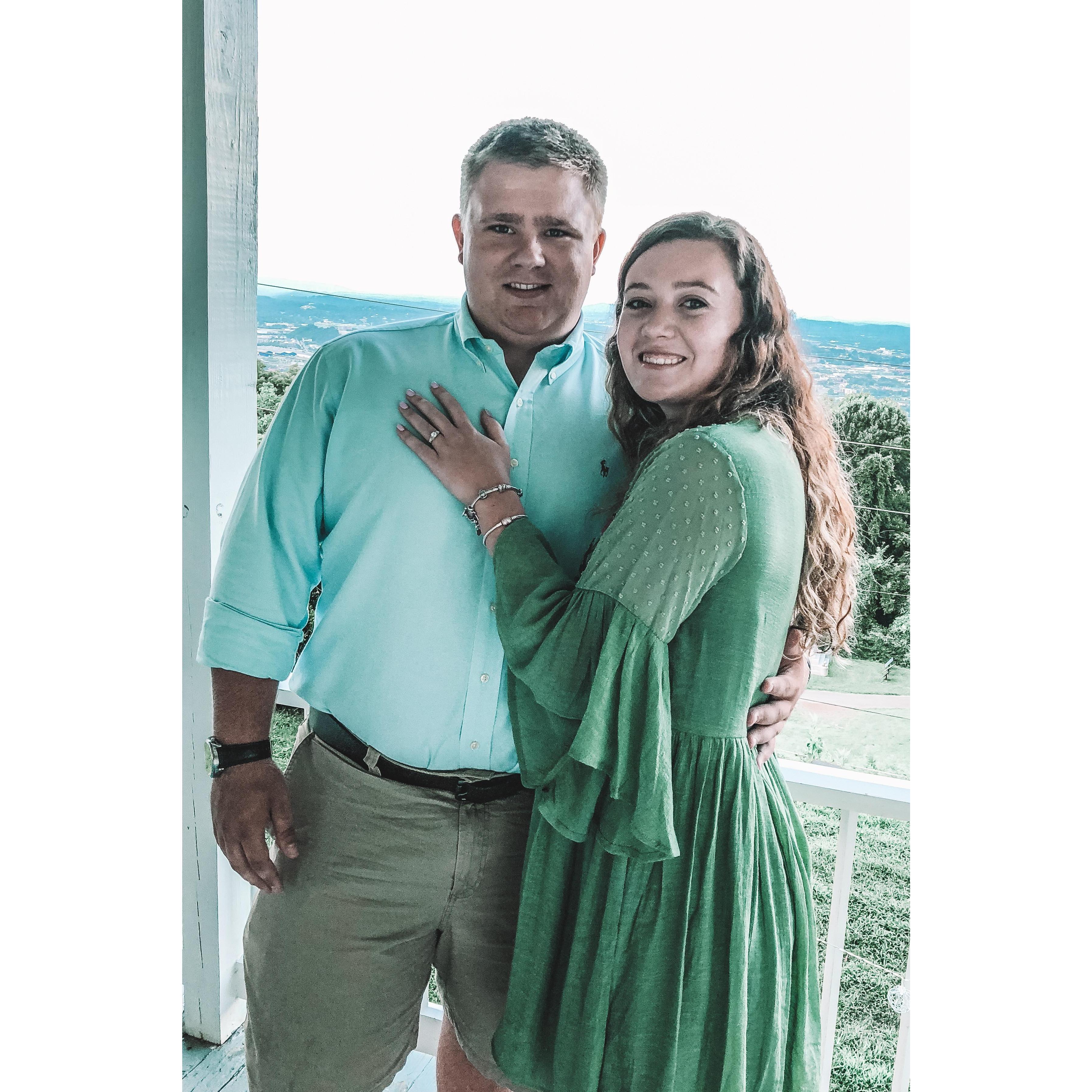 The day of our engagement.