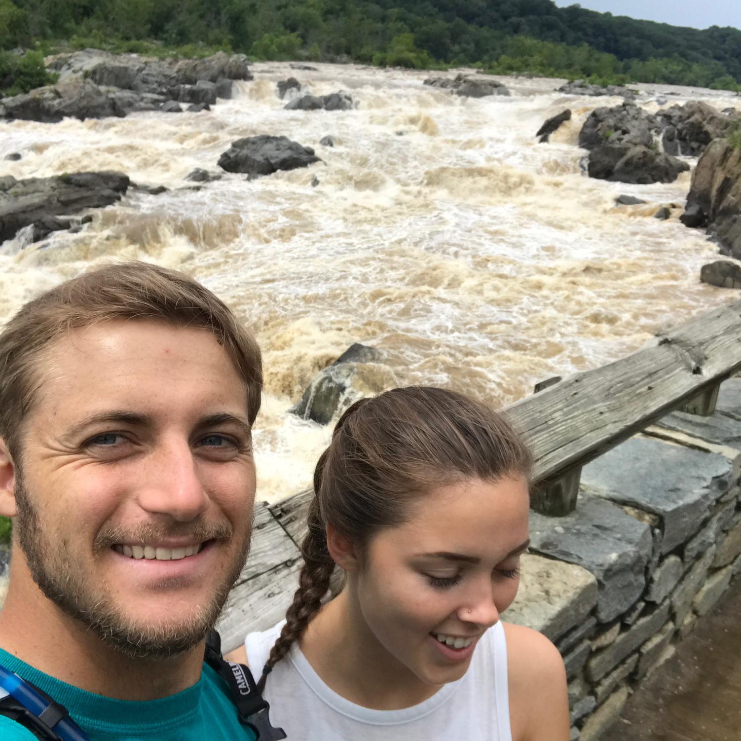 RAPIDly approaching our second year of dating! 🌊 Our first hike together
July 2017