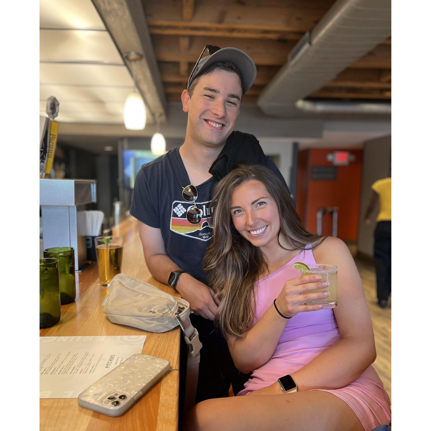 July 2022 - kayak bar hopping for Shelby's 27th birthday. Alex had pneumonia, but I look amazing. xoxo Shelby