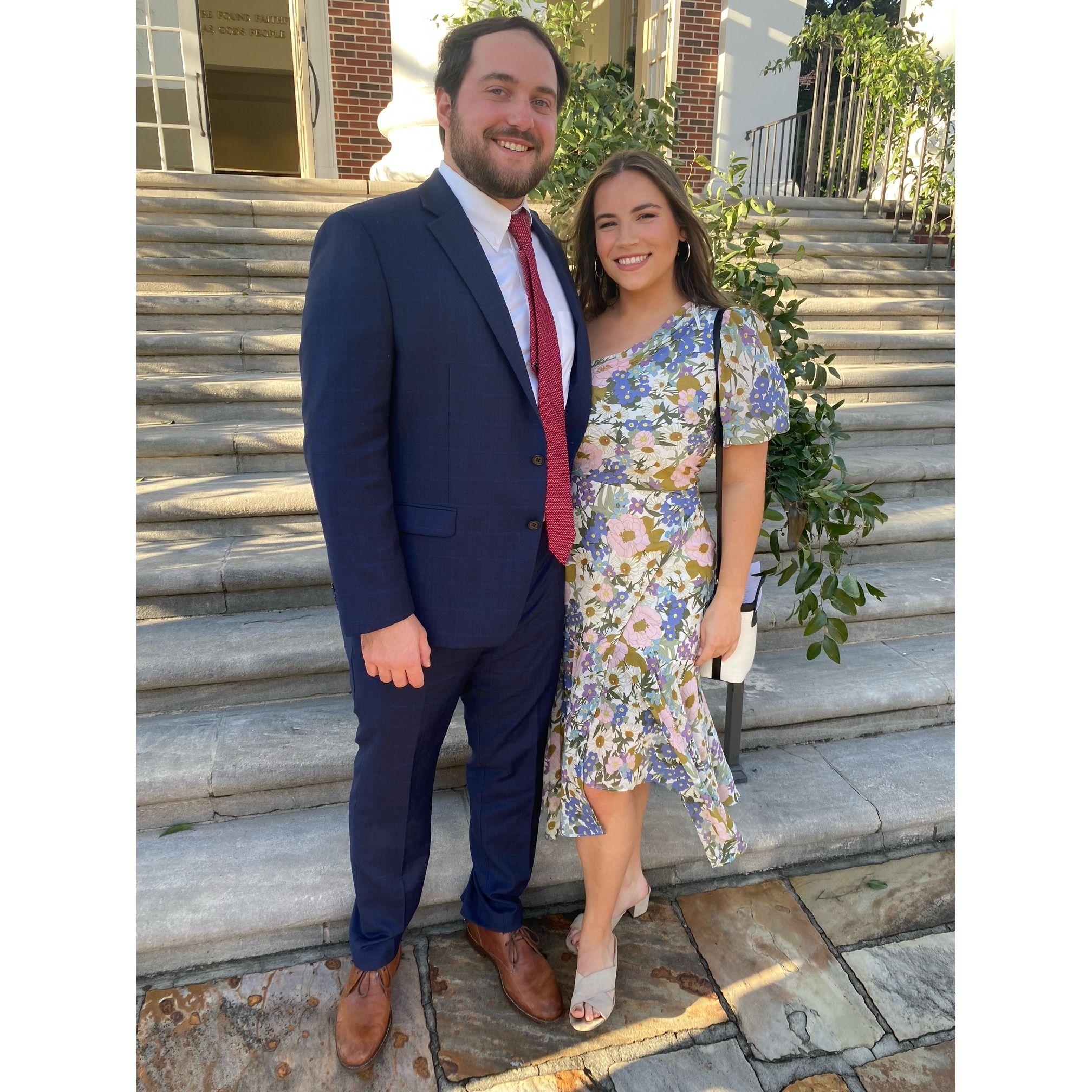 At the McLaughlin's wedding in Bham!