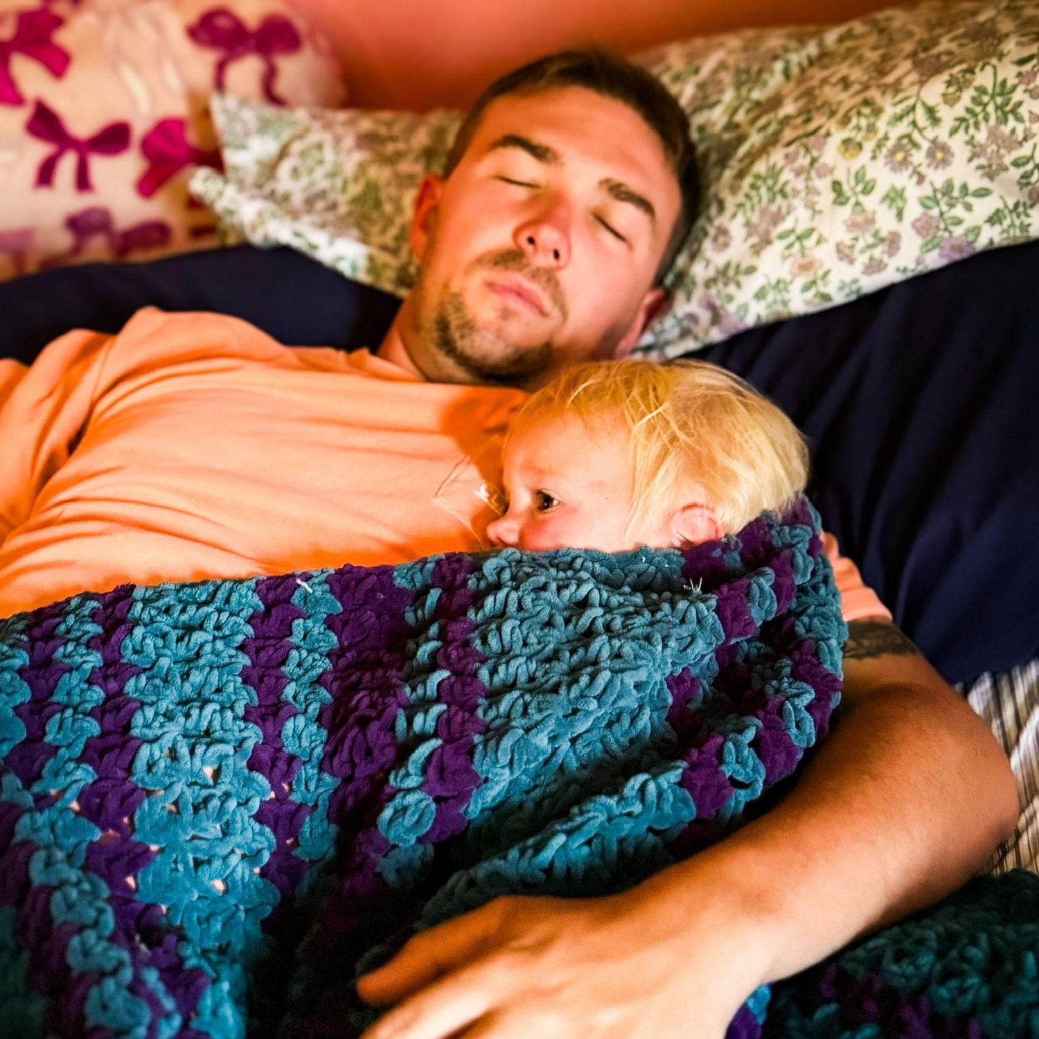 Sshhh... The boys are sleeping.