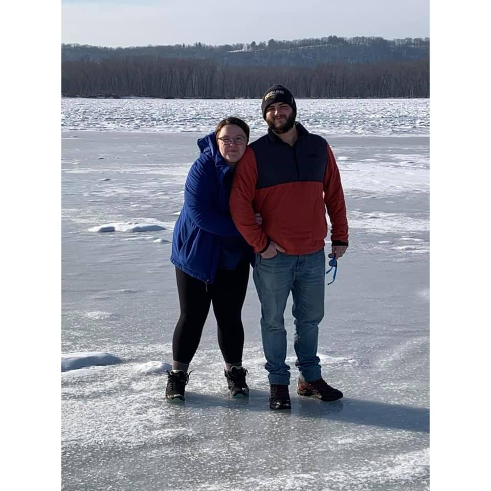 5 minutes before Devon fell through the ice of the Mississippi River