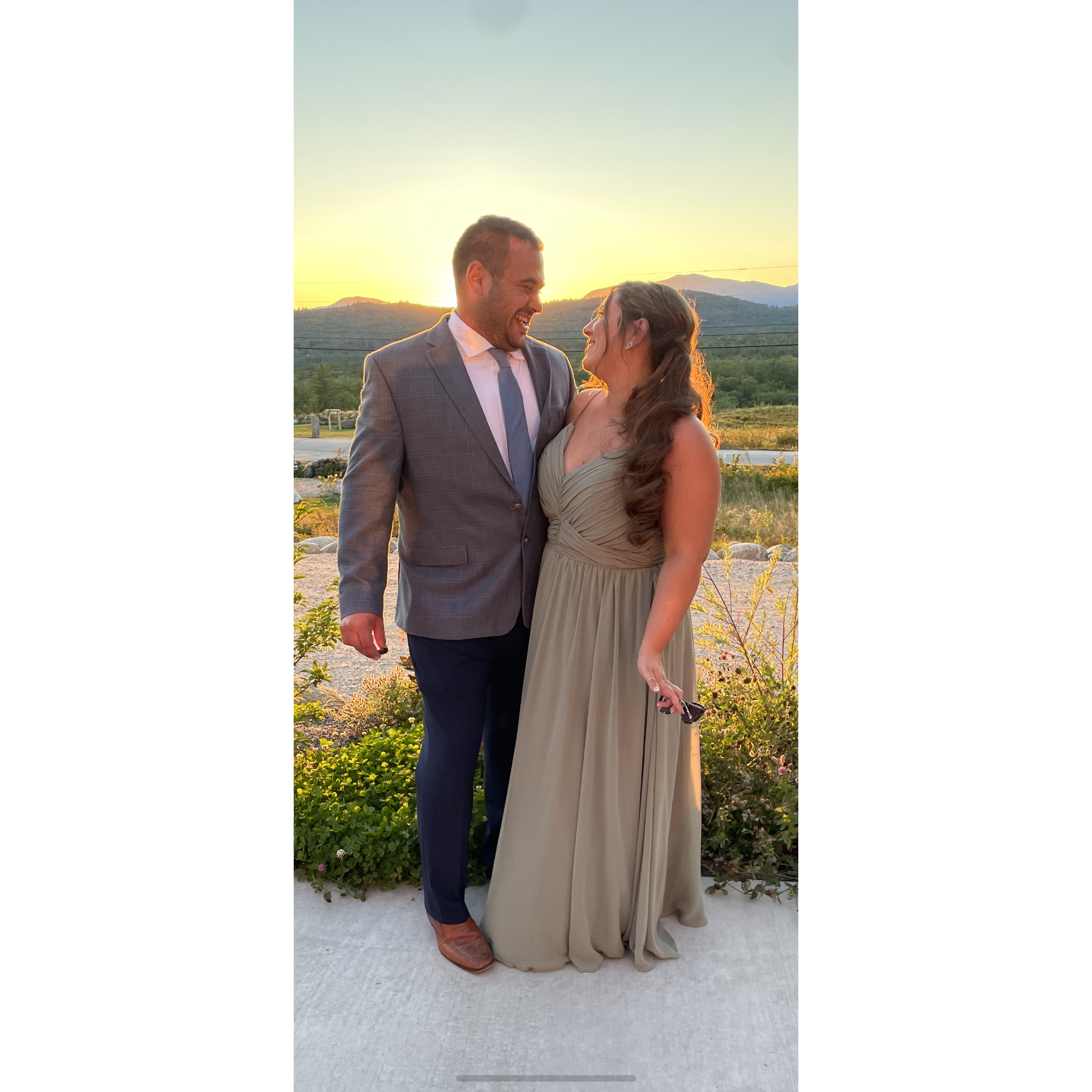 Celebrating the newlyweds Sara and Tom in Tamworth NH with the most gorgeous scenery!