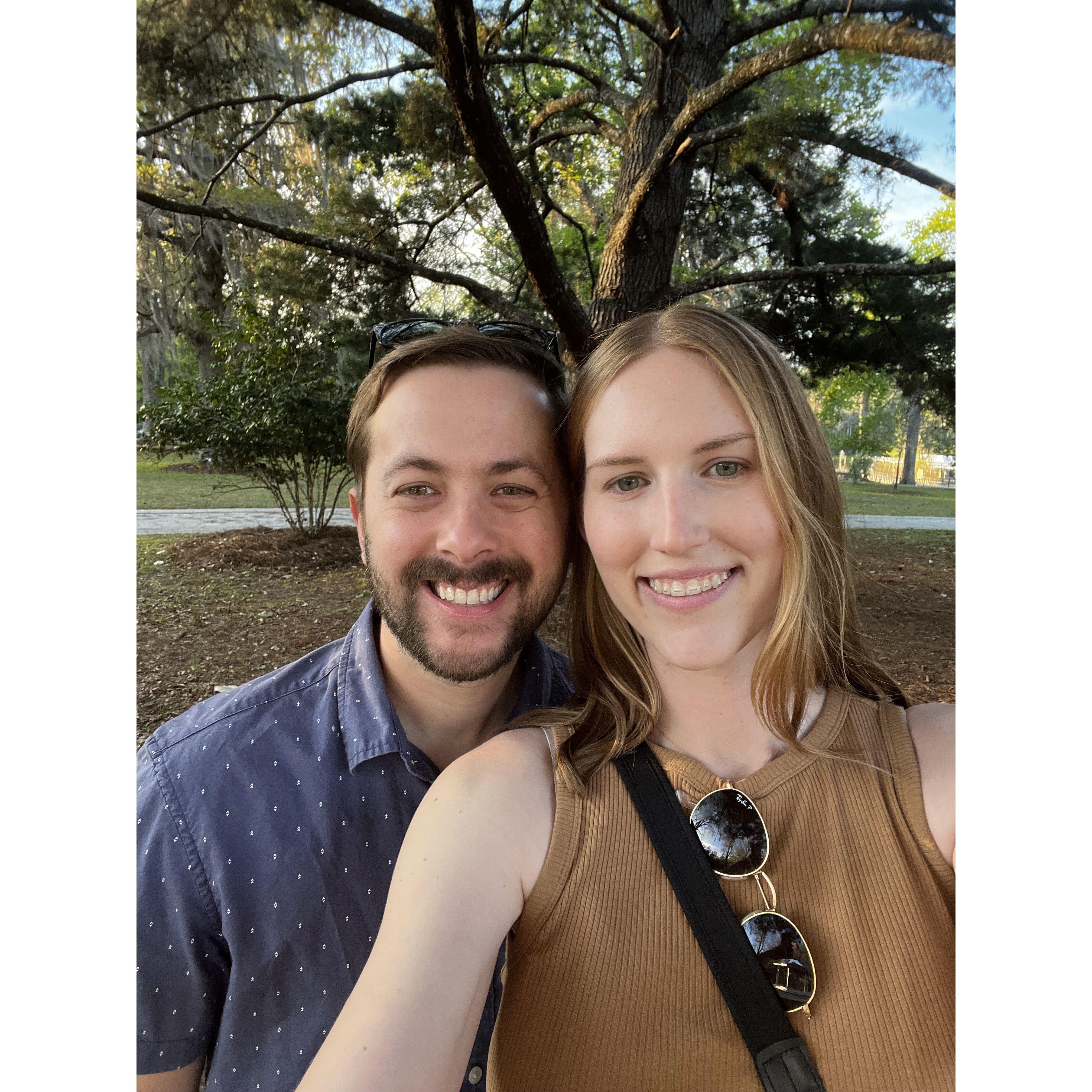 Our first visit to our wedding venue, Wakulla Springs!