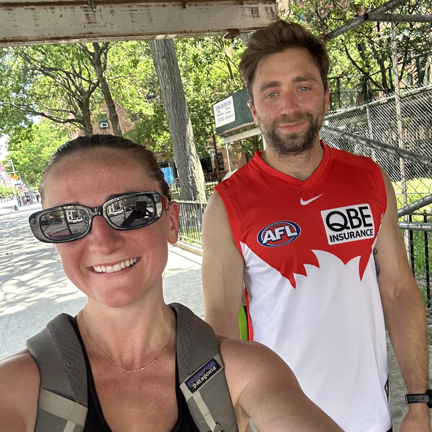 Another forced track session (in 90 degree heat).