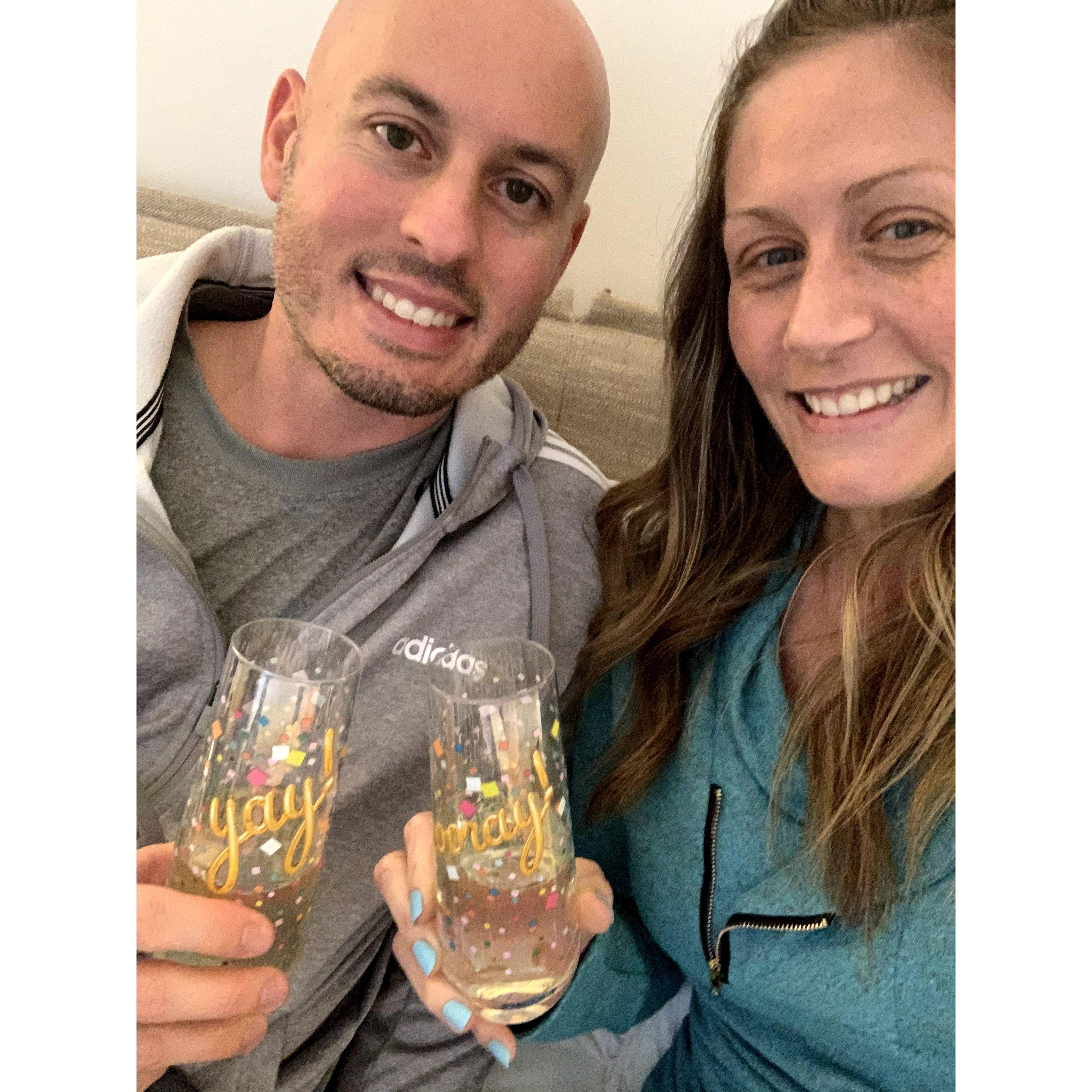 Happy New Year's Toast