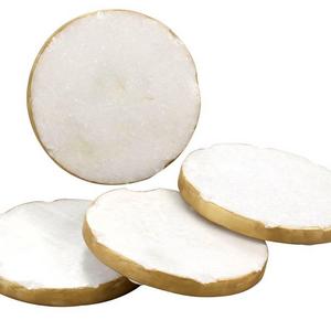 Old Hollywood Round Marble Coaster 1