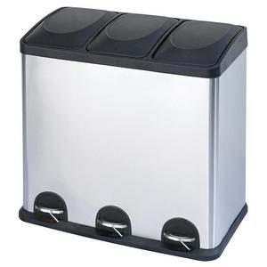 Step N' Sort 60-Liter Stainless Steel Residential Trash Can with Lid