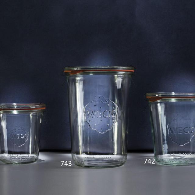 743 - 3/4 L Mold Jar (Set of 6) - Weck Jars